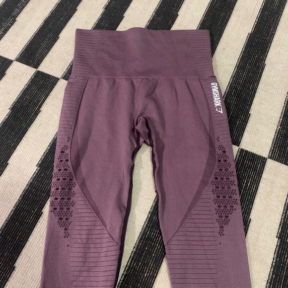 GYMSHARK Women’s Purple Wash Energy Seamless Leggings Small - Picture 4 of 12